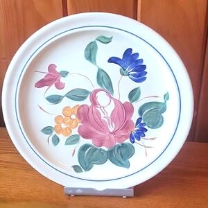 1940s Red Wing Pottery Orleans Pattern Dinner Plate